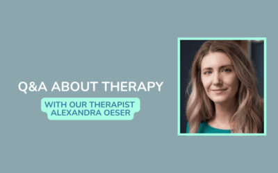 Q&A about therapy with Alexandra Oeser