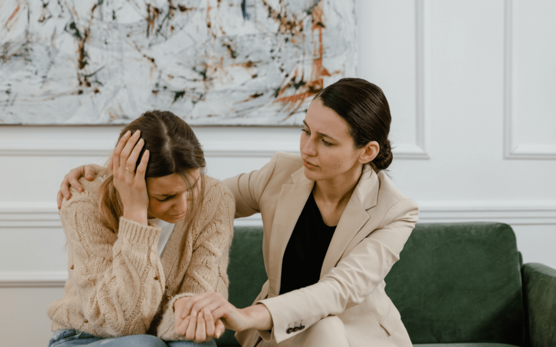 Woman In Grief Counseling